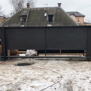 Раздвижные ворота откатные с автоматическим приводом 3300x2300